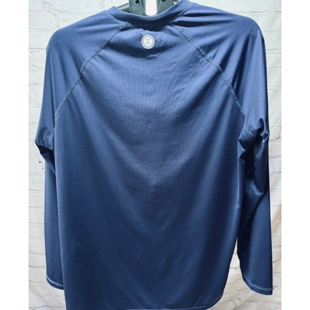 Life Is Good Blue USA Flag Trees Lightweight Long Sleeve Polyester Shirt MED - Picture 10 of 10